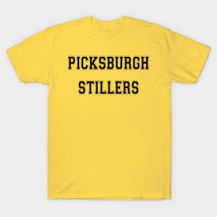 Picksburgh Stillers - Black T-Shirt